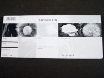 Gutscheine schwarz / weiss mit Briefhüllen (50St.)
