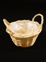 Runde Korbschale ca. 15cm geschält