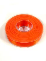 Organzaband mit Webkante, 2,5cm 50m orange