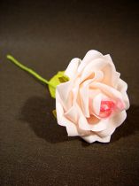 Foam Rose Ø 7cm lachsrosa 18St