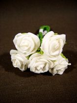 Foam Rose Ø 3,5cm creme 30St