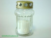 Grablicht Glas zylindrisch (6 Stück)
