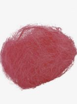 Sisal altrosa gefärbt 250g