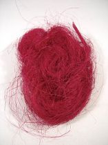 Sisal bordo gefärbt 250g