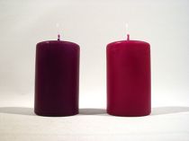 Stumpenkerze 100/60 12St. grape und pflaume
