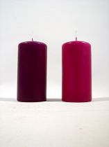 Stumpenkerzen 120/60 12St. grape und pflaume