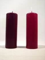 Stumpenkerze 150/50 12St. grape und pflaume