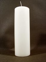 Stumpenkerzen 250/80 4St. weiss