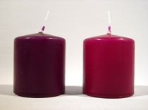 Stumpenkerze 70/60 12St. grape und pflaume