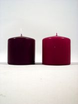 Stumpenkerzen 80/80 6St. grape und pflaume