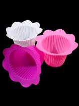 Topf Blüte Ø 10,5cm x 10cm fuchsia/pink/weiß 25St.