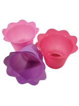 Topf Blüte Ø 9cm x 8cm lila/fuchsia/pink 25St.