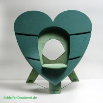 OASIS® Bioline® Deco Urnenherz 65 cm mit Aufsteller
