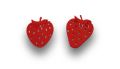 Filz Erdbeeren Rot 24St.
