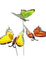 Schmetterlinge am Stab 10cm versch. Farben