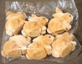Hase 7,5cm beflockt braun 6St