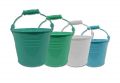 Eimer Ø12cm H10cm 8St. blau sort./weiß