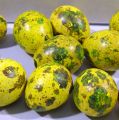 Wachtelei 3cm gelb 60St.