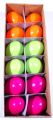 Hühnerei 6cm 12St. orange/grün/pink