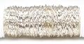 Bouilloneffektdraht 100g silber