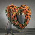 OASIS® Bioline® Deco Urnenherz 65 cm mit Aufsteller