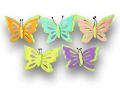 Filzschmetterling 8cm bunt 15St