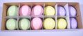 Hühnerei pastell Farben 12St