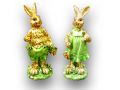 Hasenpaar 12cm farbig  4St