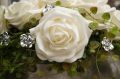 Foamrose Ø 6cm weiß 36St.