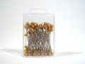 Perlkopfnadel Ø 6mm 65mm 100St gold