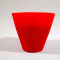Plisseemanschetten rot 12,5cm (100St.)