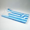 Hemdchenbeutel blau 25 + 12 x 45cm (100St.)