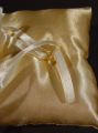 Ringkissen 14x16cm gold