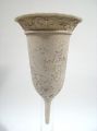 Grabvase Blume sandstone natur