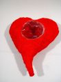Sisalherz rot 27cm zum Füllen (3St.)