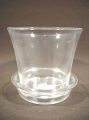 Orchideentopf Glas mit Unters. Ø15cm
