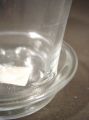 Orchideentopf Glas mit Unters. Ø15cm