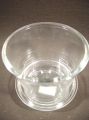 Orchideentopf Glas mit Unters. Ø15cm