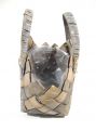 Spantasche mit Henkel grau 24/20cm (2St.)