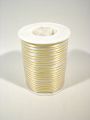 Splittband 2 Goldstreifen auf silber 10 mm 250m