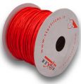 Draht umwickelt 50m Rot