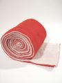 Filzband 200x15cm rot/weiß