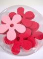 Filzblume 3cm 24St. rosa/pink