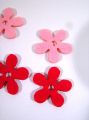 Filzblume 3cm 24St. rosa/pink