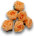 Foamrose Ø6cm hellpeach 36St
