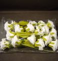 Foam Rose Ø6cm Creme 24St.