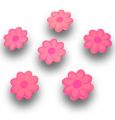 Holzblume Ø3,5cm Rosa 24St.