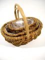 Kartoffelkorb 27/21/16cm mit Folie natur