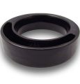 Keramikschale Schwarz Rondelle Ø25cm