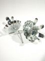 Kerzenhalter Ø4cm am Stift silber 4St.